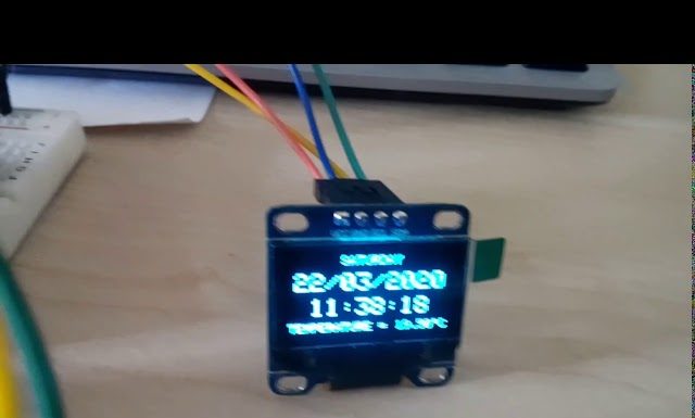 Extremely Simple Precise Digital Clock on OLED Display