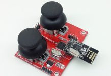 Dual Joystick RF Remote Transmitter with NRF24L01